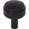 Jeffrey Alexander 1-1/8" Diameter Matte Black Hayworth Cabinet Knob 885MB - alternate 1